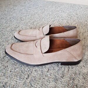 EUC men's genuine suede loafers